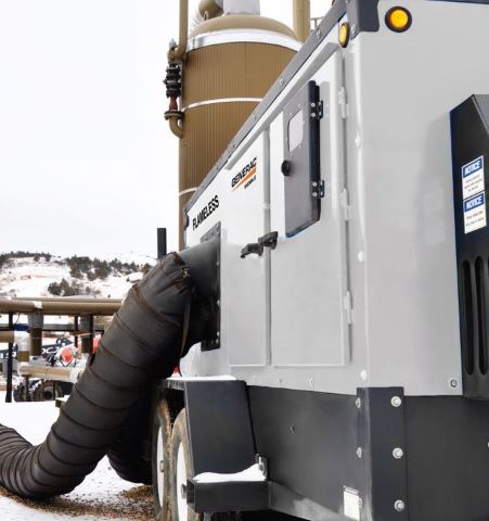 Мобільний безполум'яний обігрівач Generac MFH500 - 485 000 BTU/год #0