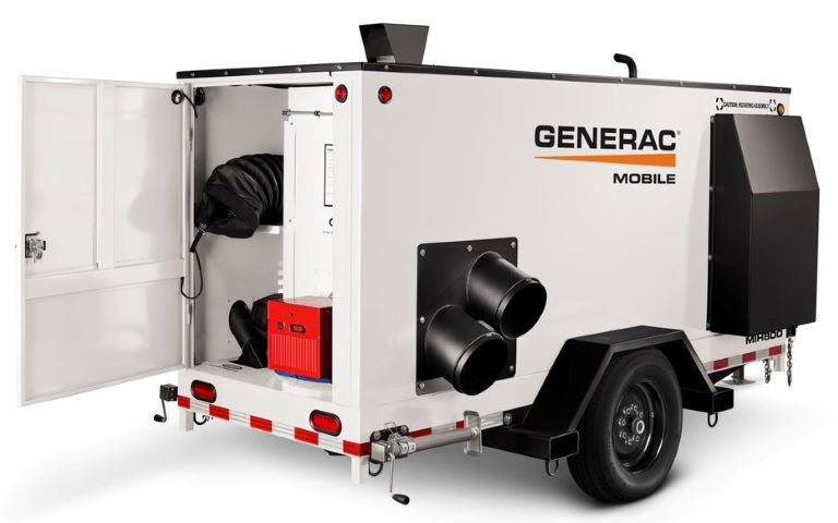 Мобільний безполум'яний обігрівач Generac MIH800 - 805 000 BTU/год #0